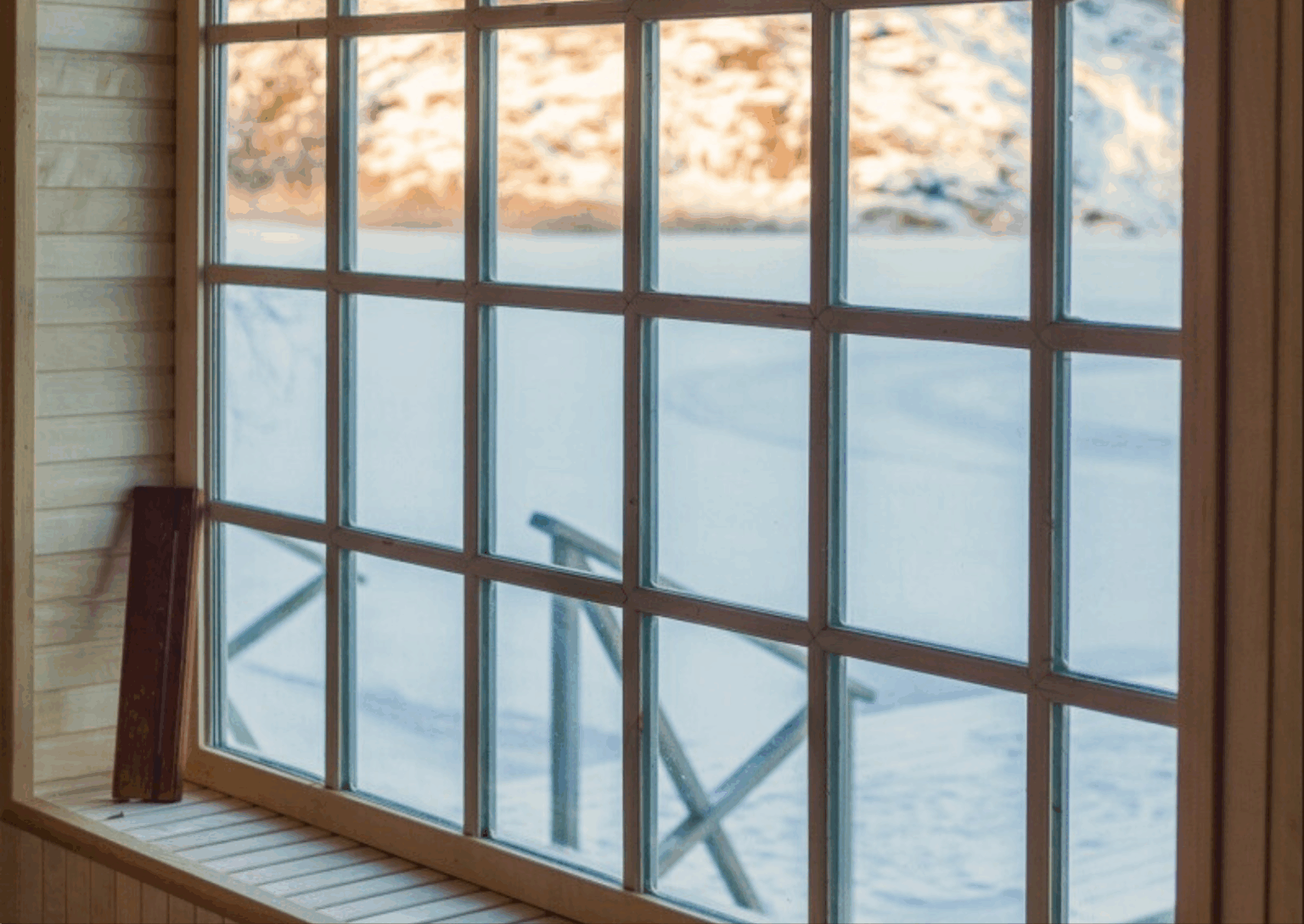 Bastun med havsutsikt på Villa Sandudden