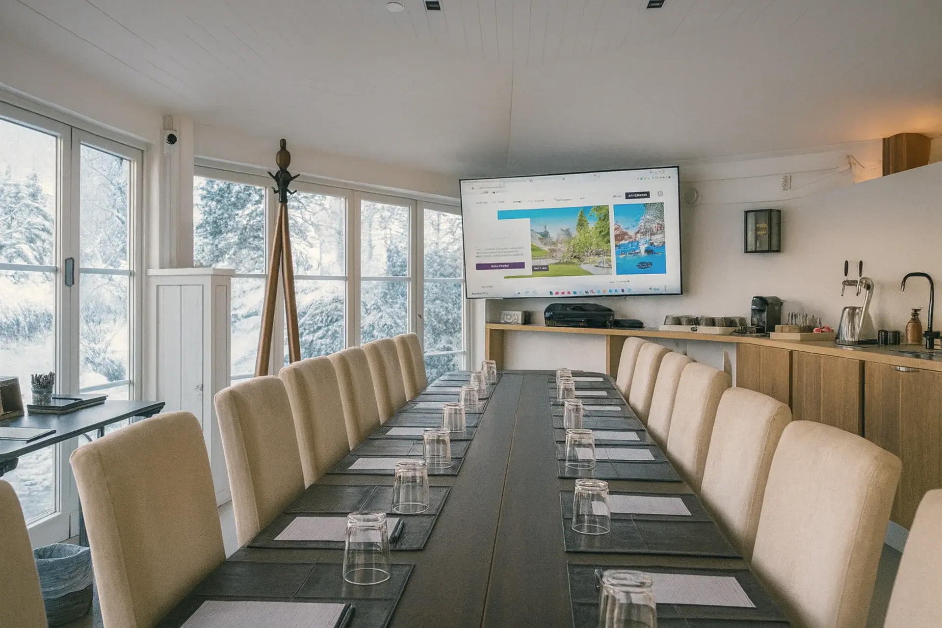 Villa Sandudden – strandrummet vinter
